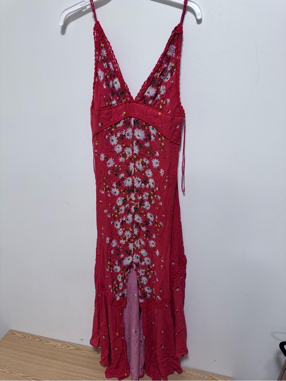 Free People Paradise Printed Maxi Dress women Sz Medium - Picture 2 of 7